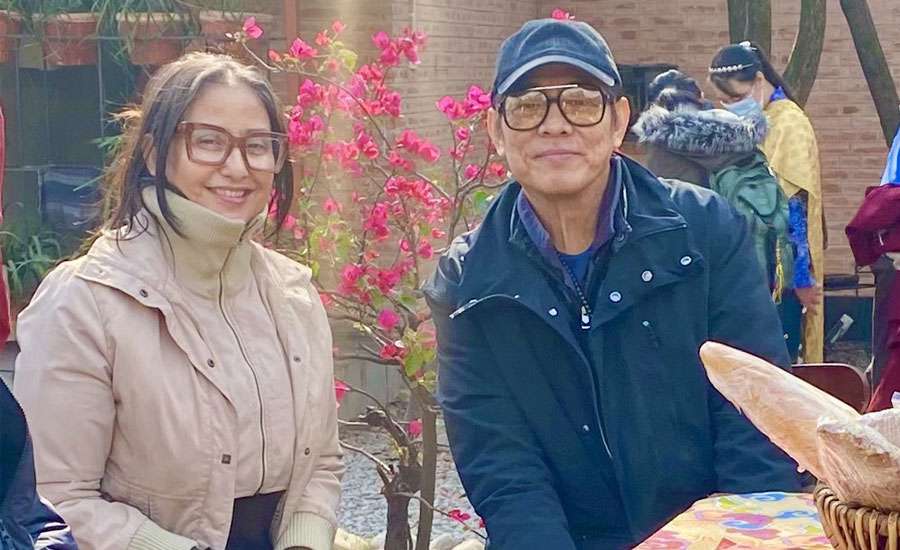विश्वचर्चित हलिउड तथा चिनियाँ अभिनेता जेट ली काठमाडौंमा actor jet lee