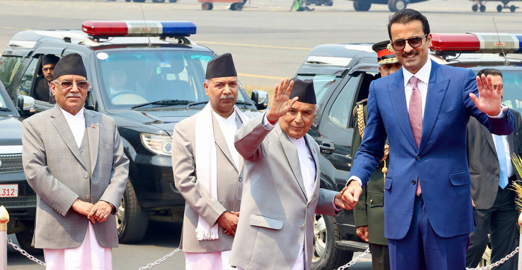 राजकीय भ्रमण सकेर स्वदेश फर्किए कतारका राजा