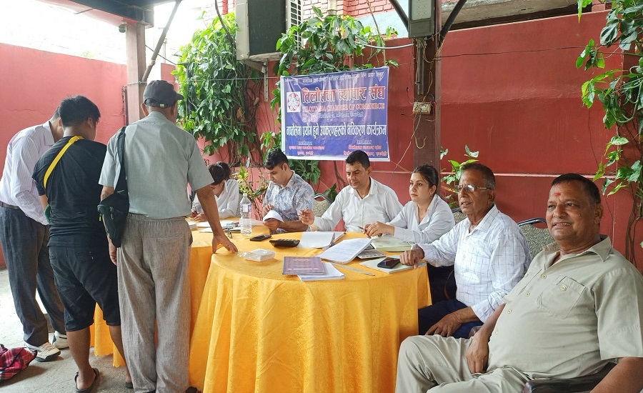 तिलोत्तमाका टोल-टोलमा नापतौल उपकरण नवीकरण गरिँदै