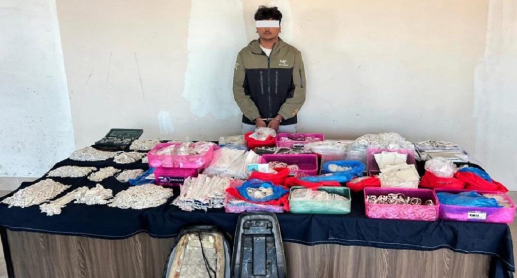 ६८ किलोबढी चाँदीसहित भारतीय नागरिक पक्राउ