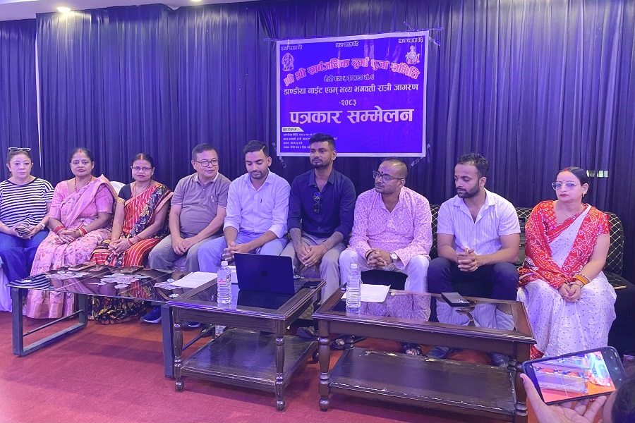 भैरहवामा डान्डिया र भगवती रात्रि जागरण हुँदै